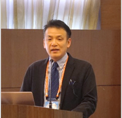 Professor Kazuhiro Ito from Imperial College, London, UK gives a speech on current approaches to the discovery of novel inhaled medicines